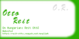 otto reit business card