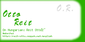 otto reit business card